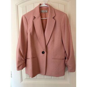 Light pink textured women’s size 10 blazer